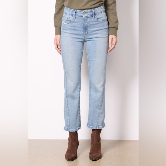 Good American Denim - ☀️🔥Good American - Light Blue Good Legs Cropped Mini Boot Jeans - 10